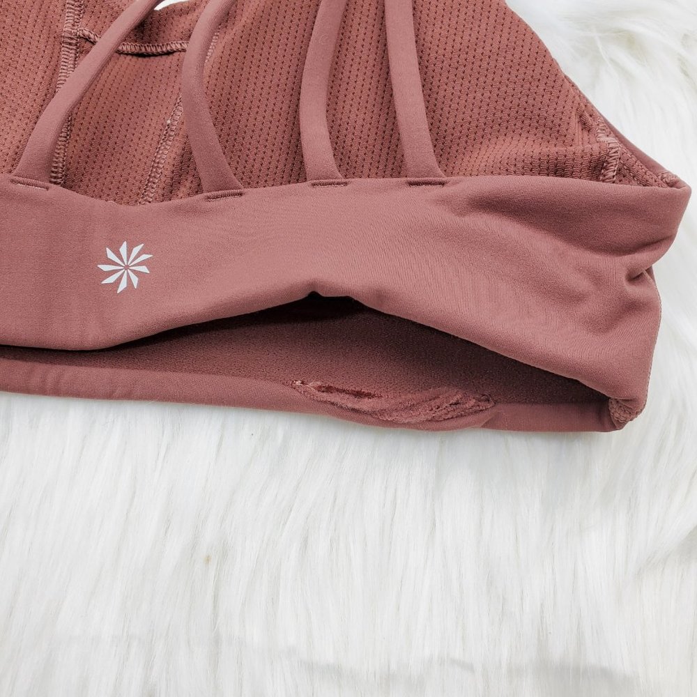 NWT Athleta Brown Hyper Focused Sports Bra - Picture 5 of 6